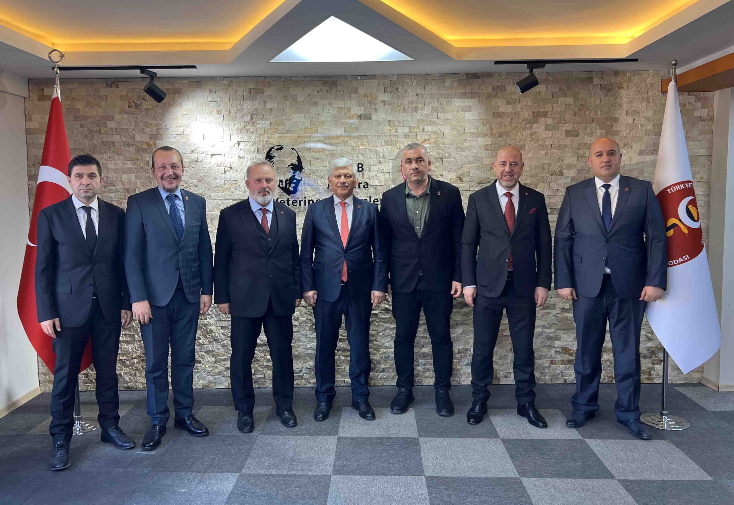 Türk Veteriner Hekimleri Birliği Merkez Konseyi Odamızı Ziyaret Etti