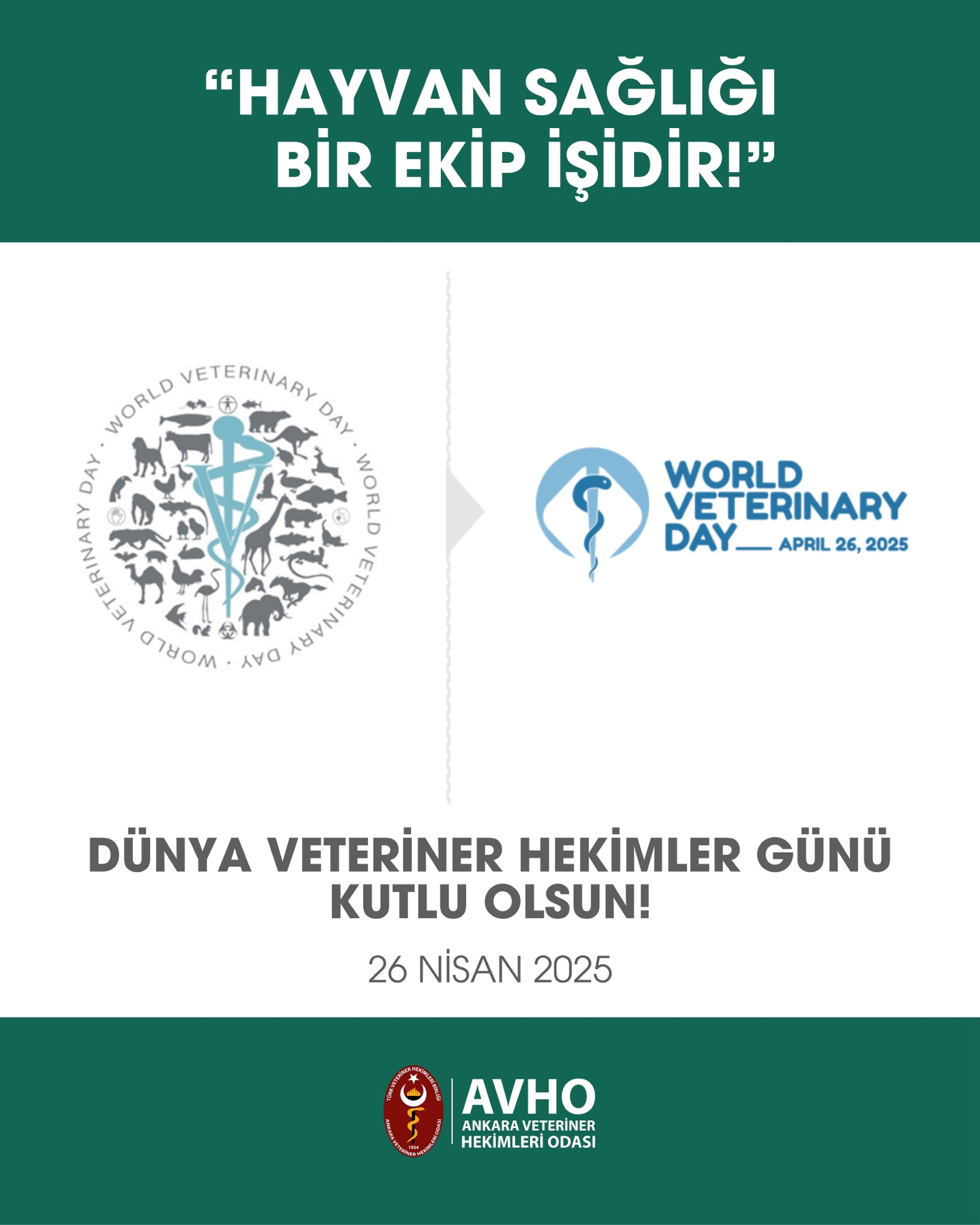Dünya Veteriner Hekimler Günü Kutlu Olsun!