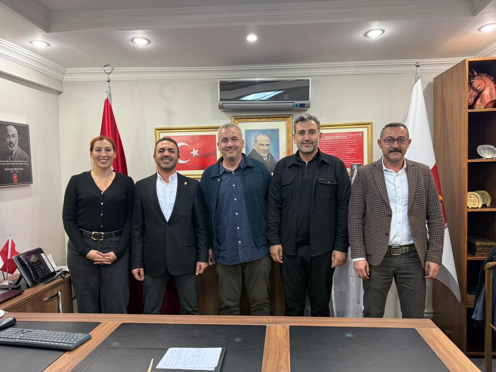 Mardin ve Tokat Veteriner Hekimleri Odası Başkanları Odamızı Ziyaret Etti