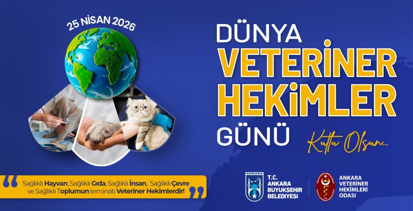 Ankara Kent Ekranlarında Dünya Veteriner Hekimler Günü Farkındalığı